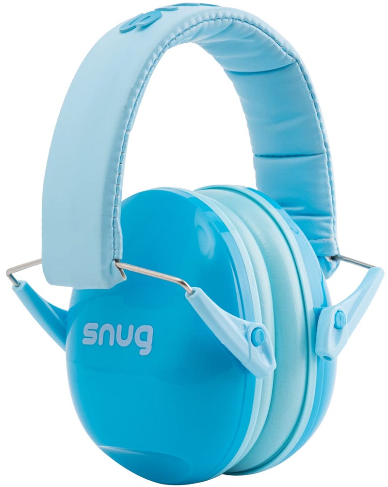 Snug Kids Earmuffs â€“ Noise Reduction for Toddlers & Children â€“ Adjustable, Lightweight, Foldable, Soft & Comfortable - Aqua - Image 1
